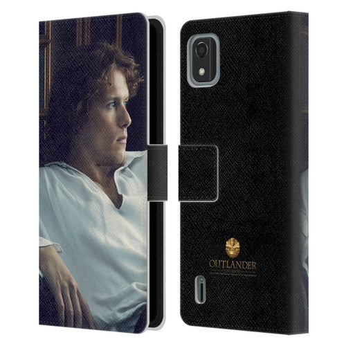 Outlander Characters Jamie White Shirt Leather Book Wallet Case Cover For Nokia C2 2nd Edition