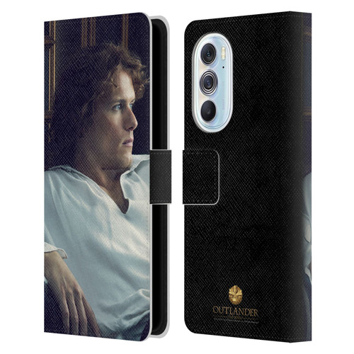 Outlander Characters Jamie White Shirt Leather Book Wallet Case Cover For Motorola Edge X30