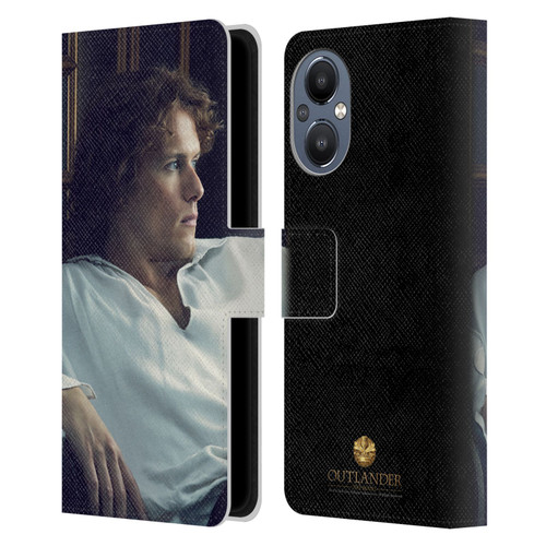 Outlander Characters Jamie White Shirt Leather Book Wallet Case Cover For OnePlus Nord N20 5G