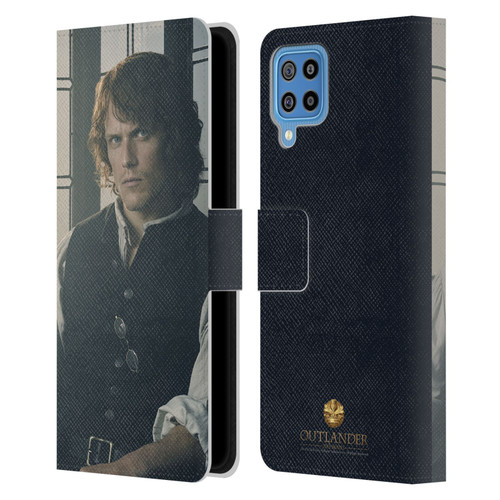 Outlander Characters Jamie Fraser Leather Book Wallet Case Cover For Samsung Galaxy F22 (2021)