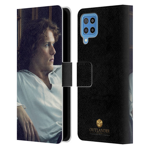 Outlander Characters Jamie White Shirt Leather Book Wallet Case Cover For Samsung Galaxy F22 (2021)