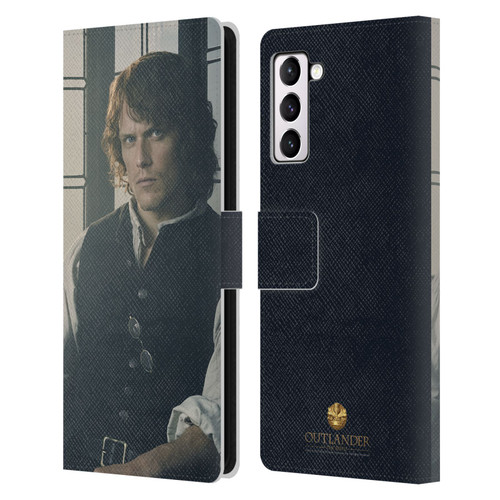 Outlander Characters Jamie Fraser Leather Book Wallet Case Cover For Samsung Galaxy S21+ 5G