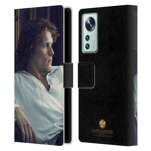 Outlander Characters Jamie White Shirt Leather Book Wallet Case Cover For Xiaomi 12