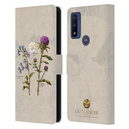 Outlander Graphics Flowers Leather Book Wallet Case Cover For Motorola G Pure
