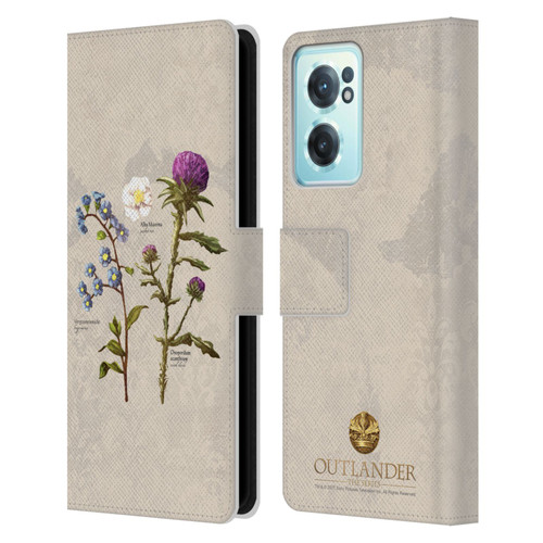 Outlander Graphics Flowers Leather Book Wallet Case Cover For OnePlus Nord CE 2 5G