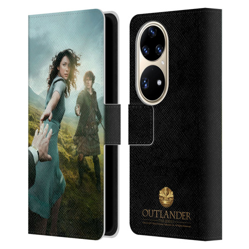 Outlander Key Art Season 1 Poster Leather Book Wallet Case Cover For Huawei P50 Pro