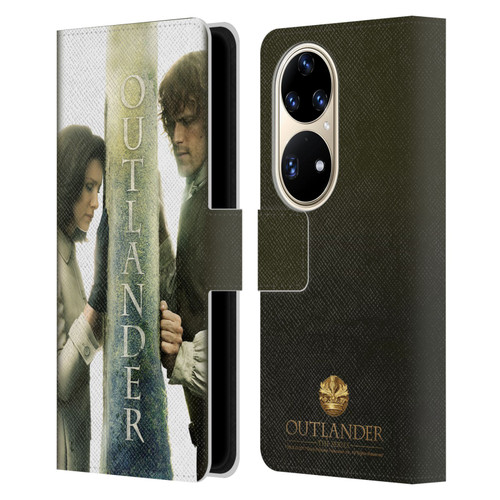 Outlander Key Art Season 3 Poster Leather Book Wallet Case Cover For Huawei P50 Pro