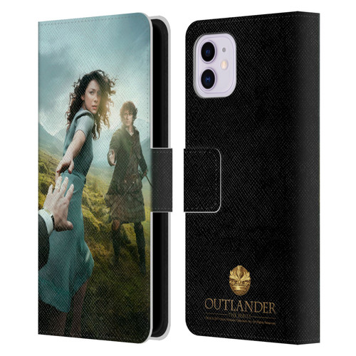 Outlander Key Art Season 1 Poster Leather Book Wallet Case Cover For Apple iPhone 11