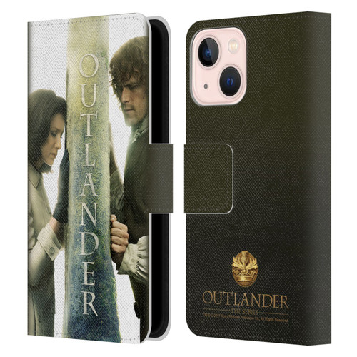 Outlander Key Art Season 3 Poster Leather Book Wallet Case Cover For Apple iPhone 13 Mini