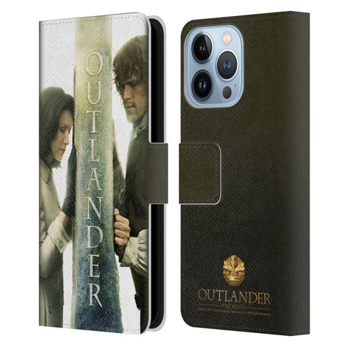 Outlander Key Art Season 3 Poster Leather Book Wallet Case Cover For Apple iPhone 13 Pro