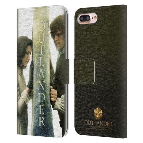 Outlander Key Art Season 3 Poster Leather Book Wallet Case Cover For Apple iPhone 7 Plus / iPhone 8 Plus