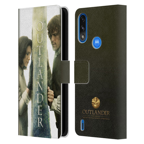 Outlander Key Art Season 3 Poster Leather Book Wallet Case Cover For Motorola Moto E7 Power / Moto E7i Power