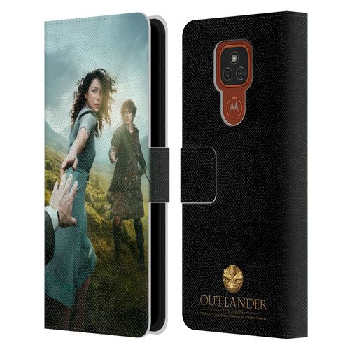 Outlander Key Art Season 1 Poster Leather Book Wallet Case Cover For Motorola Moto E7 Plus