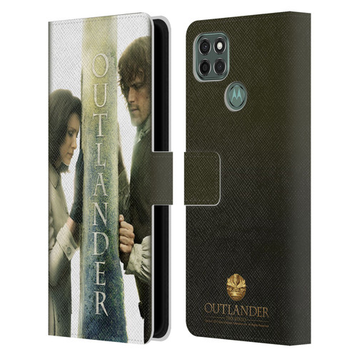 Outlander Key Art Season 3 Poster Leather Book Wallet Case Cover For Motorola Moto G9 Power