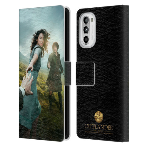 Outlander Key Art Season 1 Poster Leather Book Wallet Case Cover For Motorola Moto G52