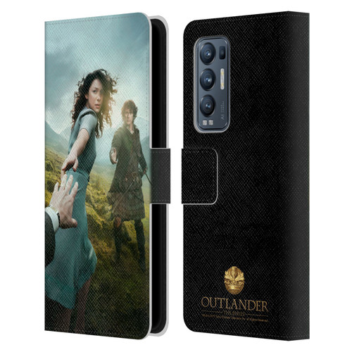 Outlander Key Art Season 1 Poster Leather Book Wallet Case Cover For OPPO Find X3 Neo / Reno5 Pro+ 5G