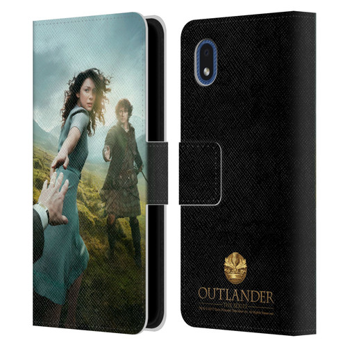 Outlander Key Art Season 1 Poster Leather Book Wallet Case Cover For Samsung Galaxy A01 Core (2020)