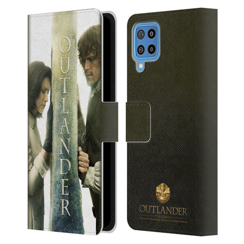 Outlander Key Art Season 3 Poster Leather Book Wallet Case Cover For Samsung Galaxy F22 (2021)