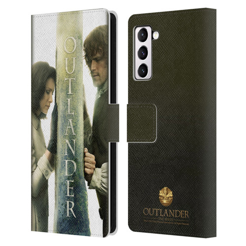 Outlander Key Art Season 3 Poster Leather Book Wallet Case Cover For Samsung Galaxy S21+ 5G