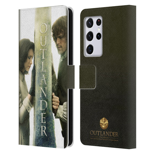Outlander Key Art Season 3 Poster Leather Book Wallet Case Cover For Samsung Galaxy S21 Ultra 5G