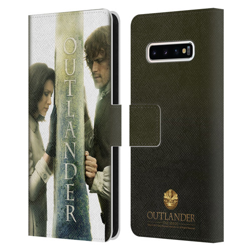 Outlander Key Art Season 3 Poster Leather Book Wallet Case Cover For Samsung Galaxy S10+ / S10 Plus