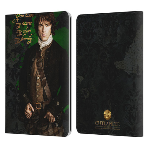 Outlander Portraits Jamie Leather Book Wallet Case Cover For Amazon Kindle Paperwhite 1 / 2 / 3