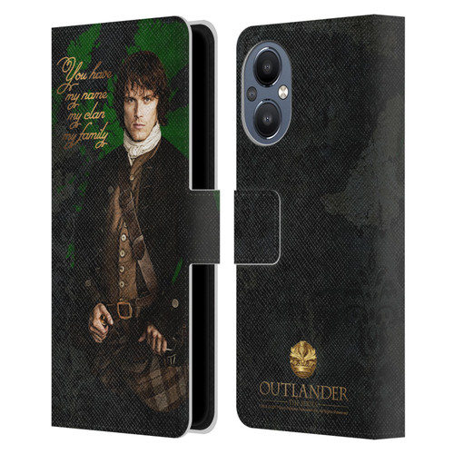Outlander Portraits Jamie Leather Book Wallet Case Cover For OnePlus Nord N20 5G