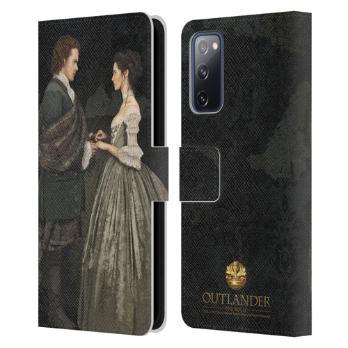 Outlander Portraits Claire & Jamie Painting Leather Book Wallet Case Cover For Samsung Galaxy S20 FE / 5G