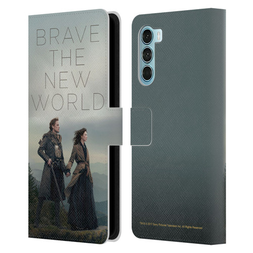 Outlander Season 4 Art Brave The New World Leather Book Wallet Case Cover For Motorola Edge S30 / Moto G200 5G
