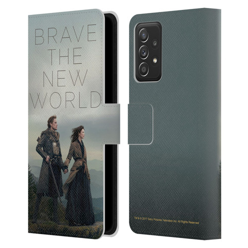 Outlander Season 4 Art Brave The New World Leather Book Wallet Case Cover For Samsung Galaxy A53 5G (2022)