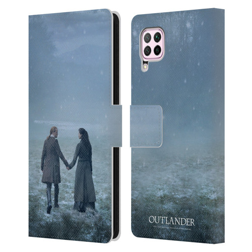 Outlander Season 6 Key Art Jamie And Claire Leather Book Wallet Case Cover For Huawei Nova 6 SE / P40 Lite