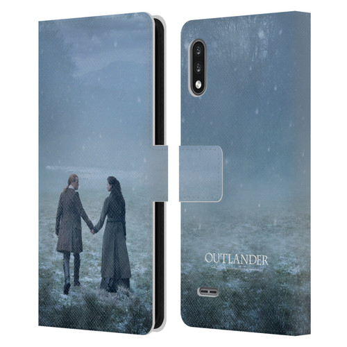 Outlander Season 6 Key Art Jamie And Claire Leather Book Wallet Case Cover For LG K22