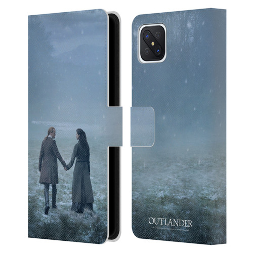 Outlander Season 6 Key Art Jamie And Claire Leather Book Wallet Case Cover For OPPO Reno4 Z 5G