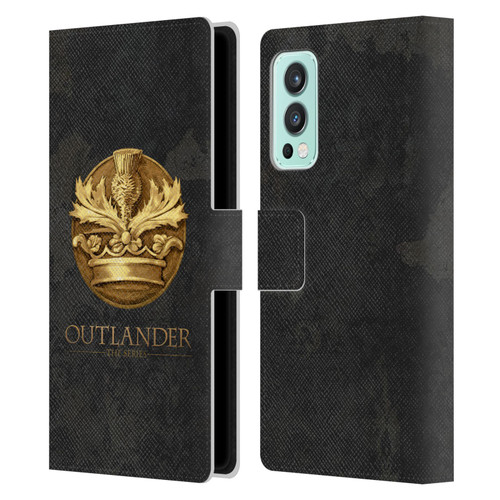 Outlander Seals And Icons Scotland Thistle Leather Book Wallet Case Cover For OnePlus Nord 2 5G