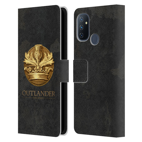 Outlander Seals And Icons Scotland Thistle Leather Book Wallet Case Cover For OnePlus Nord N100