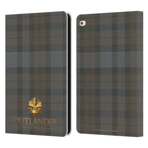 Outlander Tartans Plaid Leather Book Wallet Case Cover For Apple iPad Air 2 (2014)
