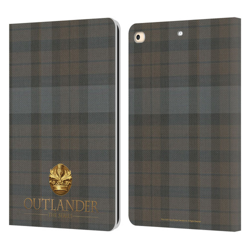Outlander Tartans Plaid Leather Book Wallet Case Cover For Apple iPad 9.7 2017 / iPad 9.7 2018