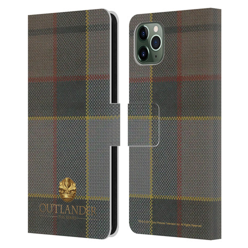 Outlander Tartans Fraser Leather Book Wallet Case Cover For Apple iPhone 11 Pro Max
