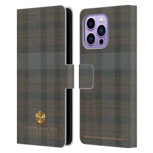 Outlander Tartans Plaid Leather Book Wallet Case Cover For Apple iPhone 14 Pro Max