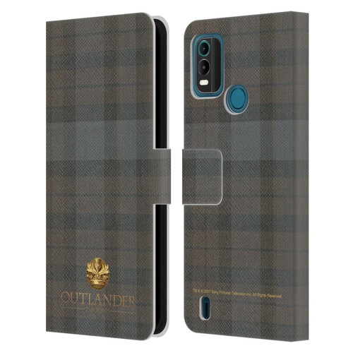 Outlander Tartans Plaid Leather Book Wallet Case Cover For Nokia G11 Plus
