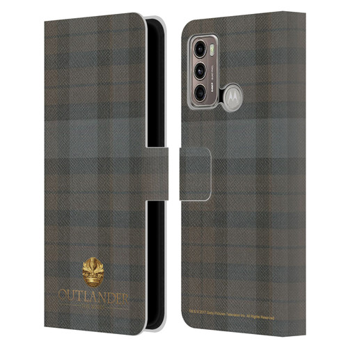 Outlander Tartans Plaid Leather Book Wallet Case Cover For Motorola Moto G60 / Moto G40 Fusion