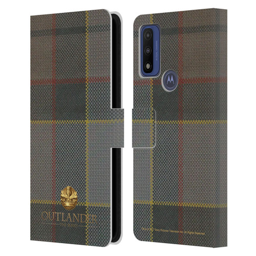 Outlander Tartans Fraser Leather Book Wallet Case Cover For Motorola G Pure