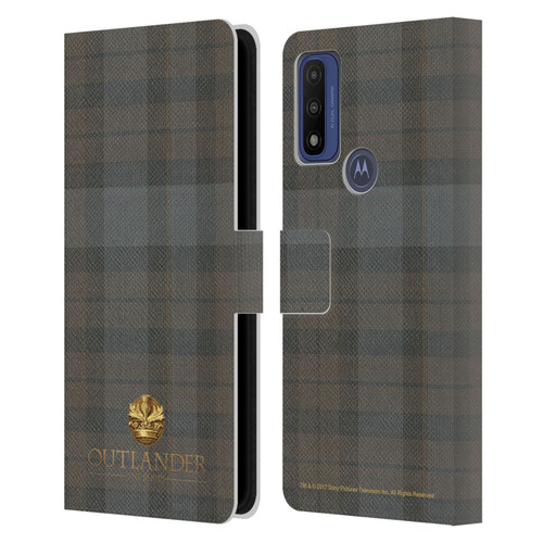 Outlander Tartans Plaid Leather Book Wallet Case Cover For Motorola G Pure