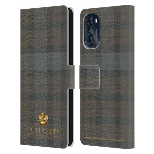 Outlander Tartans Plaid Leather Book Wallet Case Cover For Motorola Moto G (2022)