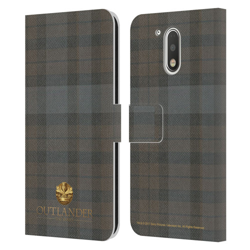 Outlander Tartans Plaid Leather Book Wallet Case Cover For Motorola Moto G41