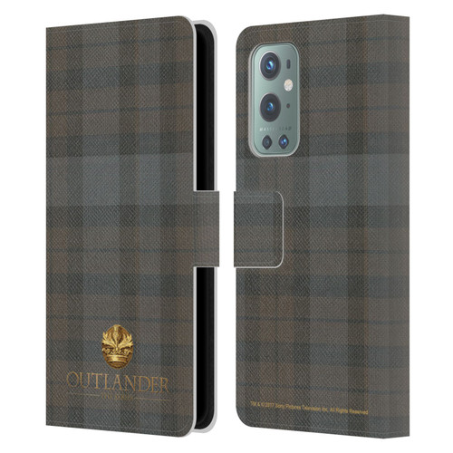 Outlander Tartans Plaid Leather Book Wallet Case Cover For OnePlus 9