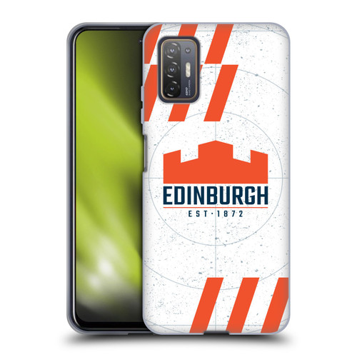 Edinburgh Rugby Logo Art White Soft Gel Case for HTC Desire 21 Pro 5G