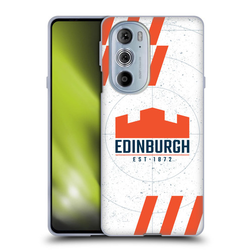 Edinburgh Rugby Logo Art White Soft Gel Case for Motorola Edge X30