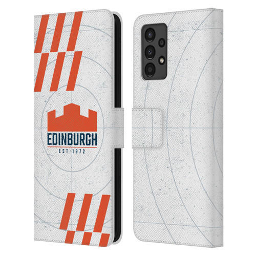 Edinburgh Rugby Logo Art White Leather Book Wallet Case Cover For Samsung Galaxy A13 (2022)