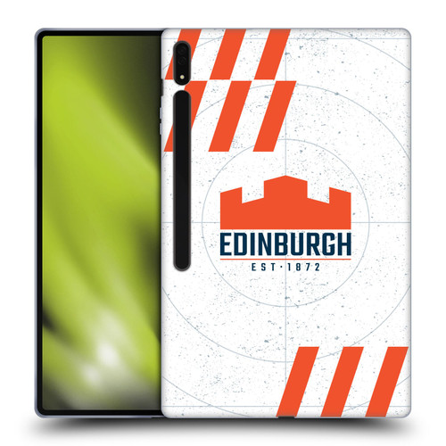 Edinburgh Rugby Logo Art White Soft Gel Case for Samsung Galaxy Tab S8 Ultra